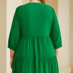 Büyük Beden Salaş Günlük Rahat Kalıp Elbise